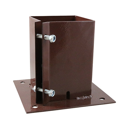 Bolt Down Shoe - Bolt Secure - Oxide Red - 90mm - Unit of 1