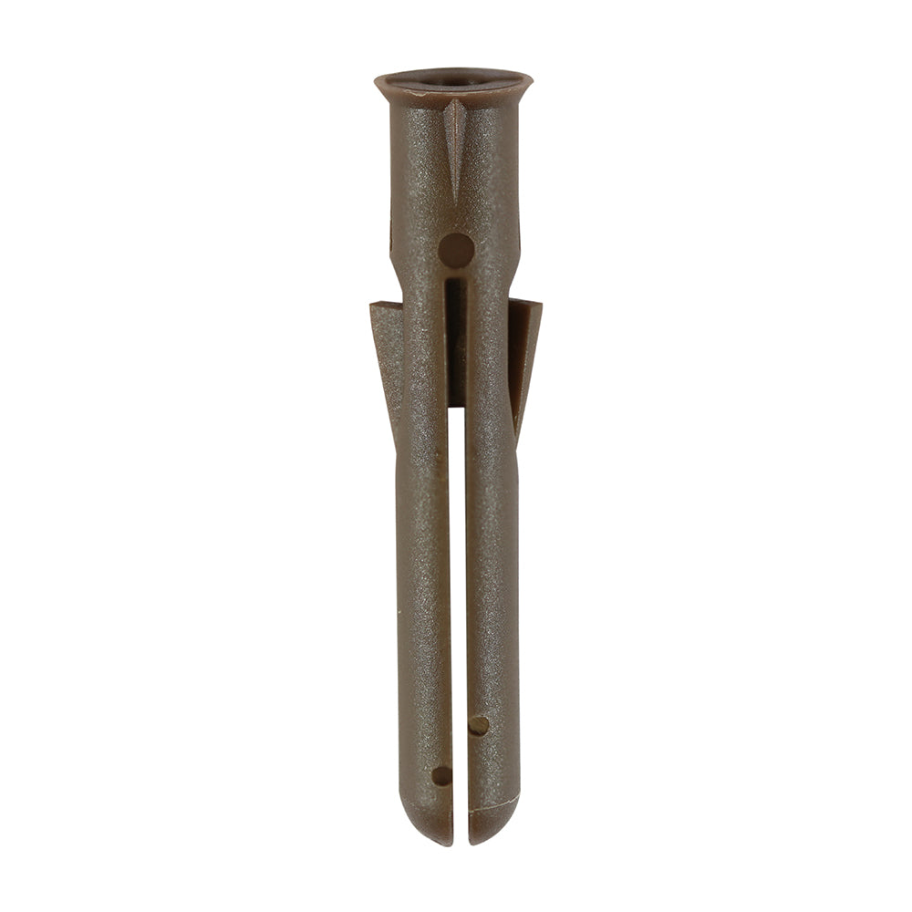 Premium Plastic Plugs - Brown - 42mm - TIMbag of 200