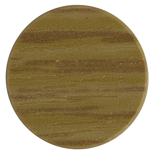 Self-Adhesive Cover Caps - Oak - 13mm - Pack of 112
