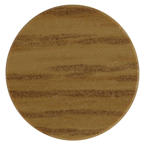 Self-Adhesive Cover Caps - Winchester Oak - 13mm - Pack of 112