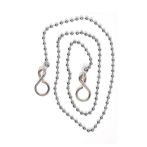 Ball Link Chains - Bath - Chrome - 18" - TIMpac of 2