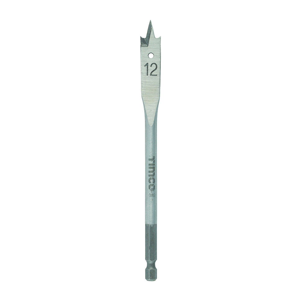 Flat Wood Bit - 12.0 x 152 - Blister Pack of 1