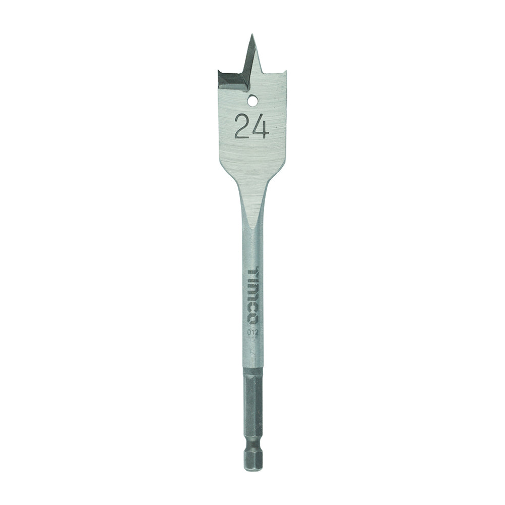 Flat Wood Bit - 24.0 x 152 - Blister Pack of 1