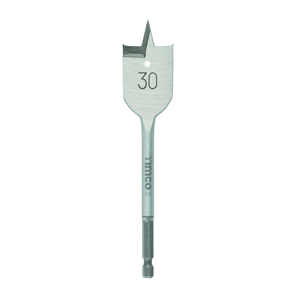 Flat Wood Bit - 30.0 x 152 - Blister Pack of 1