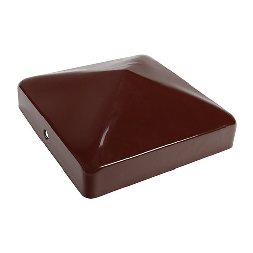 Fence Post Cap - Oxide Red - 75mm - Unit of 1