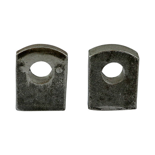 Gate Eyes to Weld - Self Coloured - 12mm - Plain Bag of 2