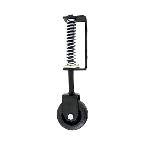 Spring Loaded Field Gate Wheel - Heavy Duty - Black - 370mm - Plain Bag of 1