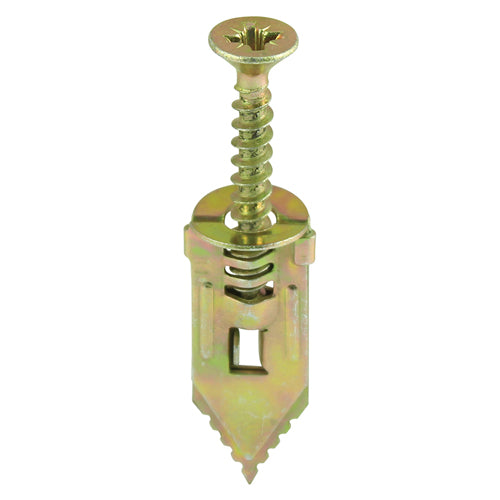Hammer-In Fixings - PZ - Yellow - 4 x 30mm - Box of 100