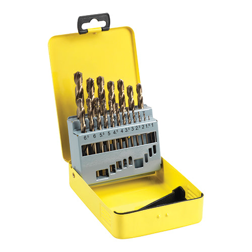 Ground Jobber Drills Set - Cobalt M35 - Case of 19