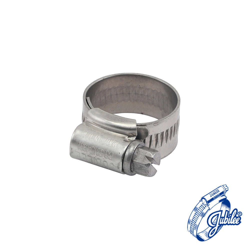 Jubilee Clip Stainless Steel - 0SS - 16 - 22mm - Box of 10