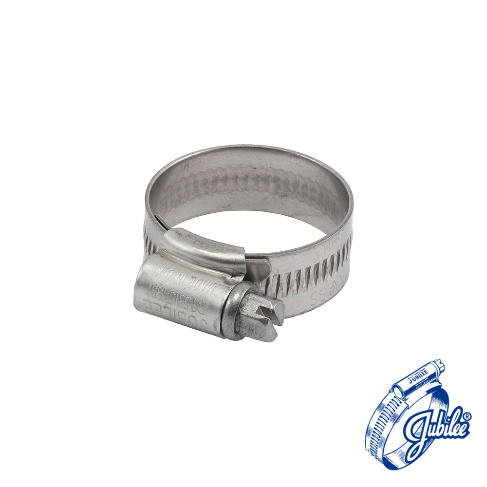 Jubilee Clip Stainless Steel - 1ASS - 22 - 30mm - Box of 10