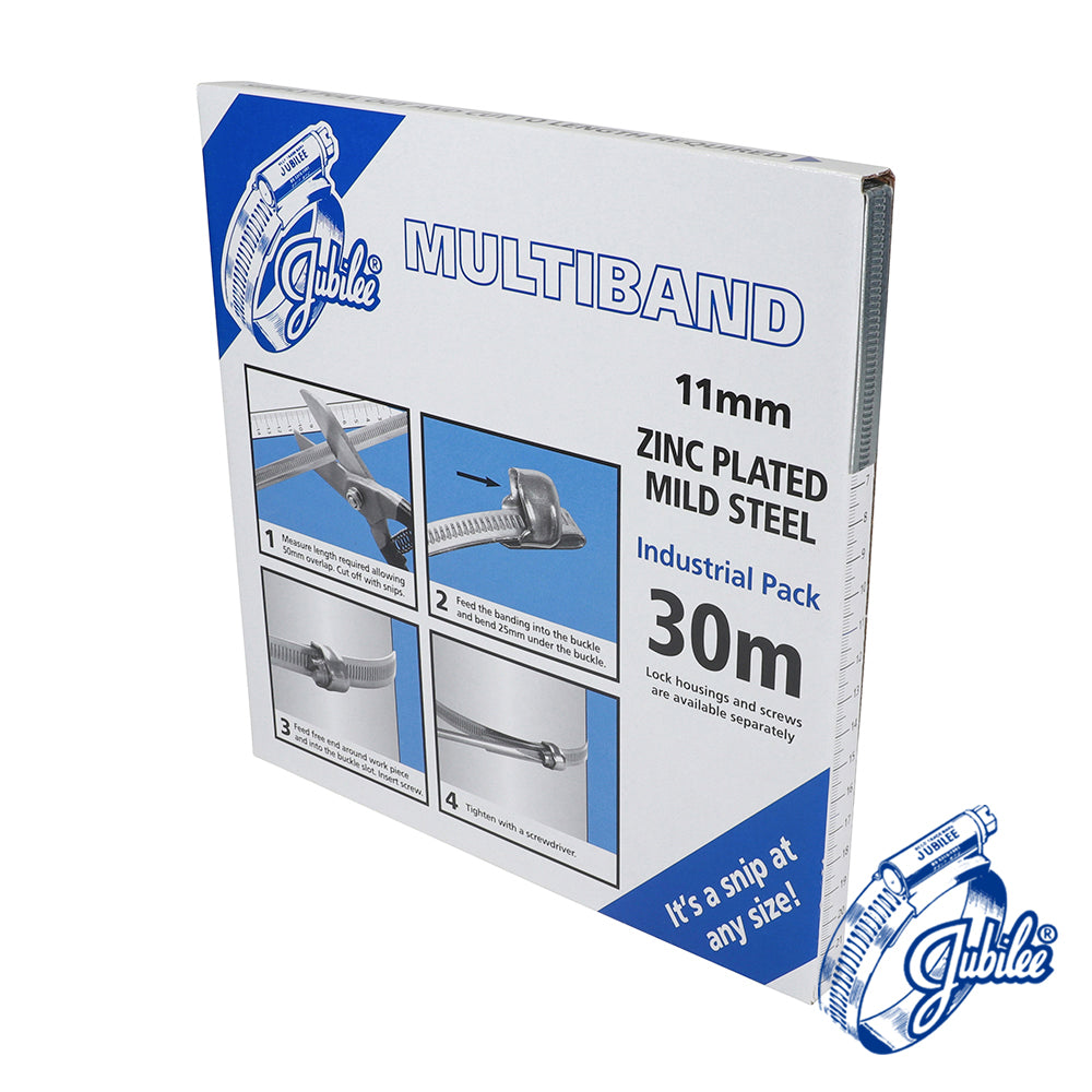 Multiband Mild Steel Banding - MB1702 - 11mm x 30m - Box of 1