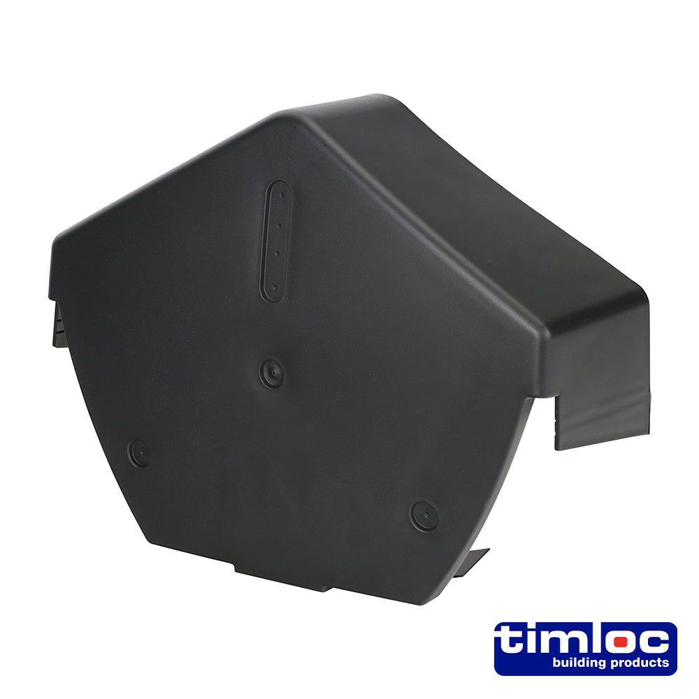 Universal Angled Cap Black - 260 x 145 - Bag of 1