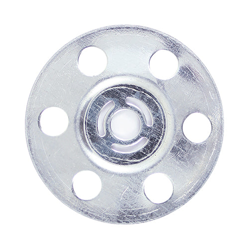 Metal Insulation Discs - Galvanised - 35mm - Box of 100