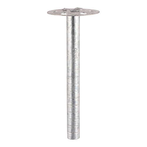 Metal Insulation Fixings - Galvanised - 8.0 x 170 - Bag of 50