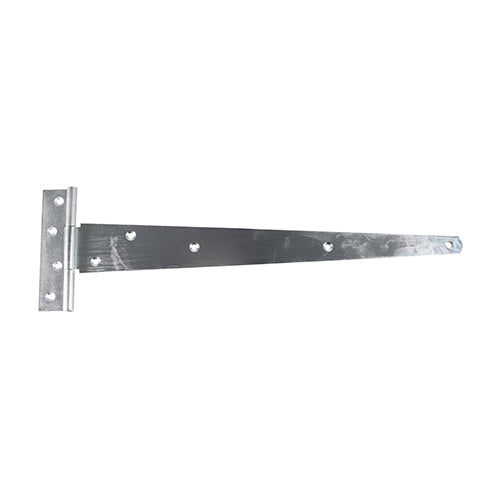 Pair of Medium Tee Hinges - Zinc - 18" - Plain Bag of 1