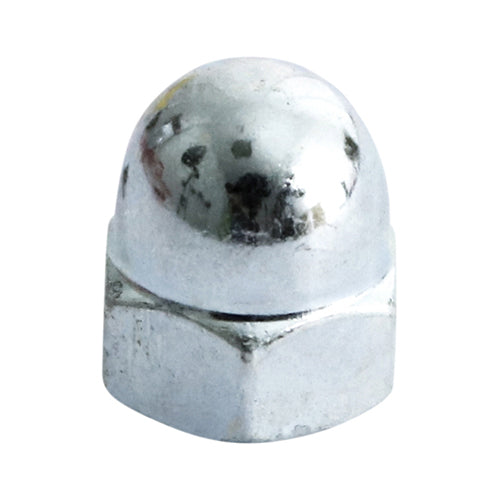Hex Dome Nuts - Zinc - M8 - Box of 100