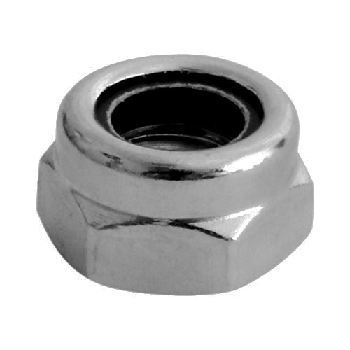 Nylon Nuts - Type T - A2 Stainless Steel - M5 - Bag of 10