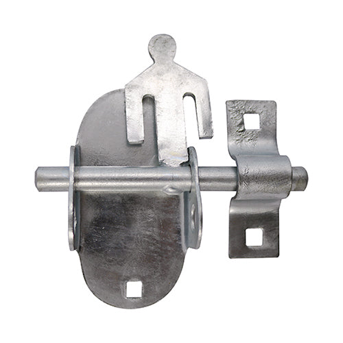 Oval Padbolt - Hot Dipped Galvanised - 4" - TIMbag of 1