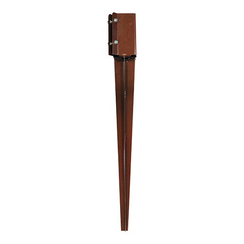 Drive in Post Spike - Bolt Secure - Oxide Red - 90 x 600mm - Unit of 1