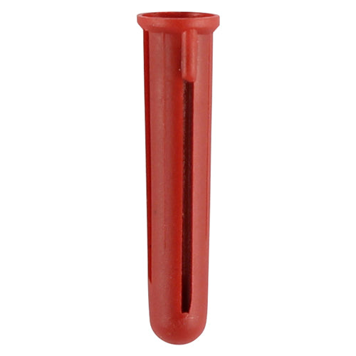 Plastic Plugs - Red - 30mm - Box of 100