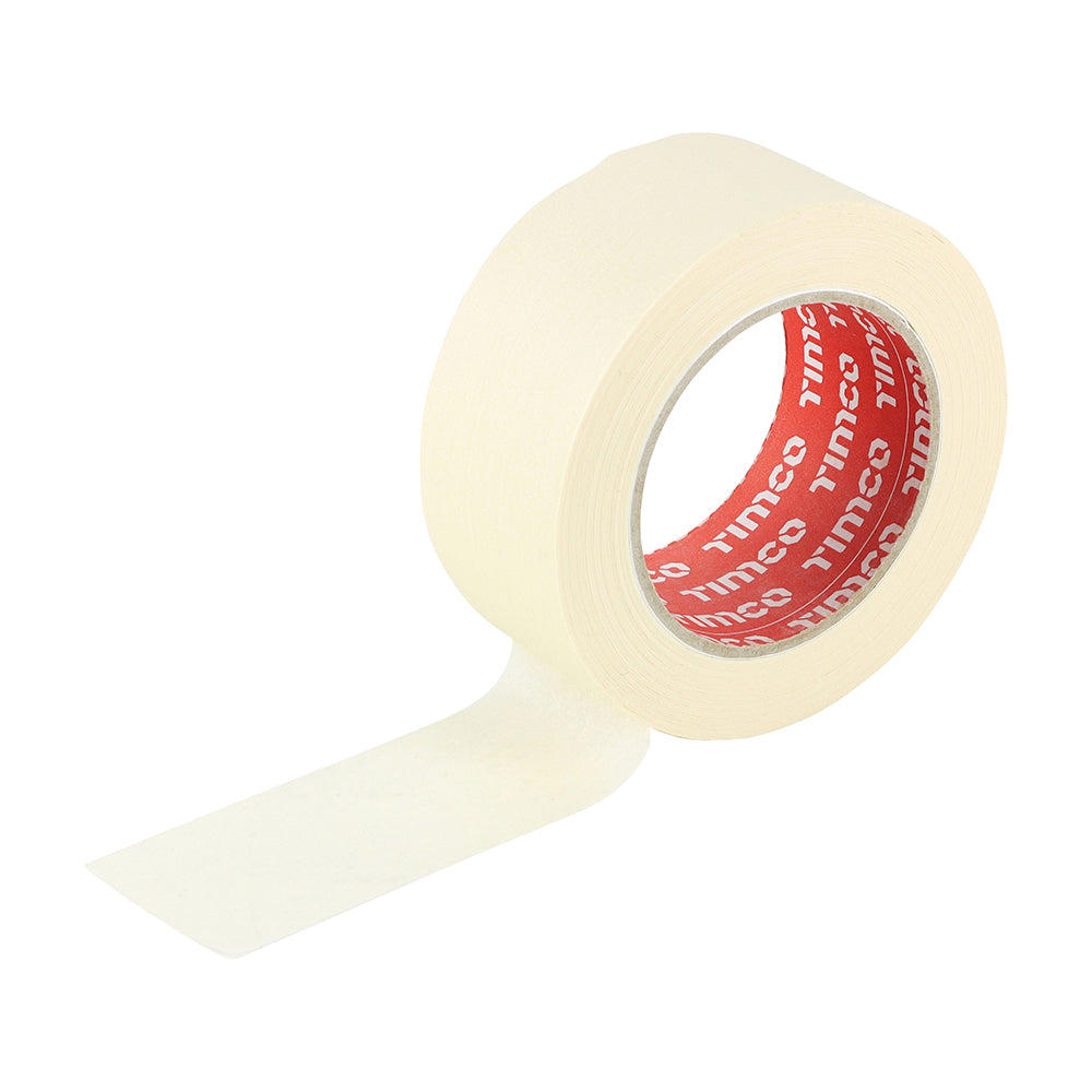 Masking Tape - Cream - 50m x 50mm - Roll of 1