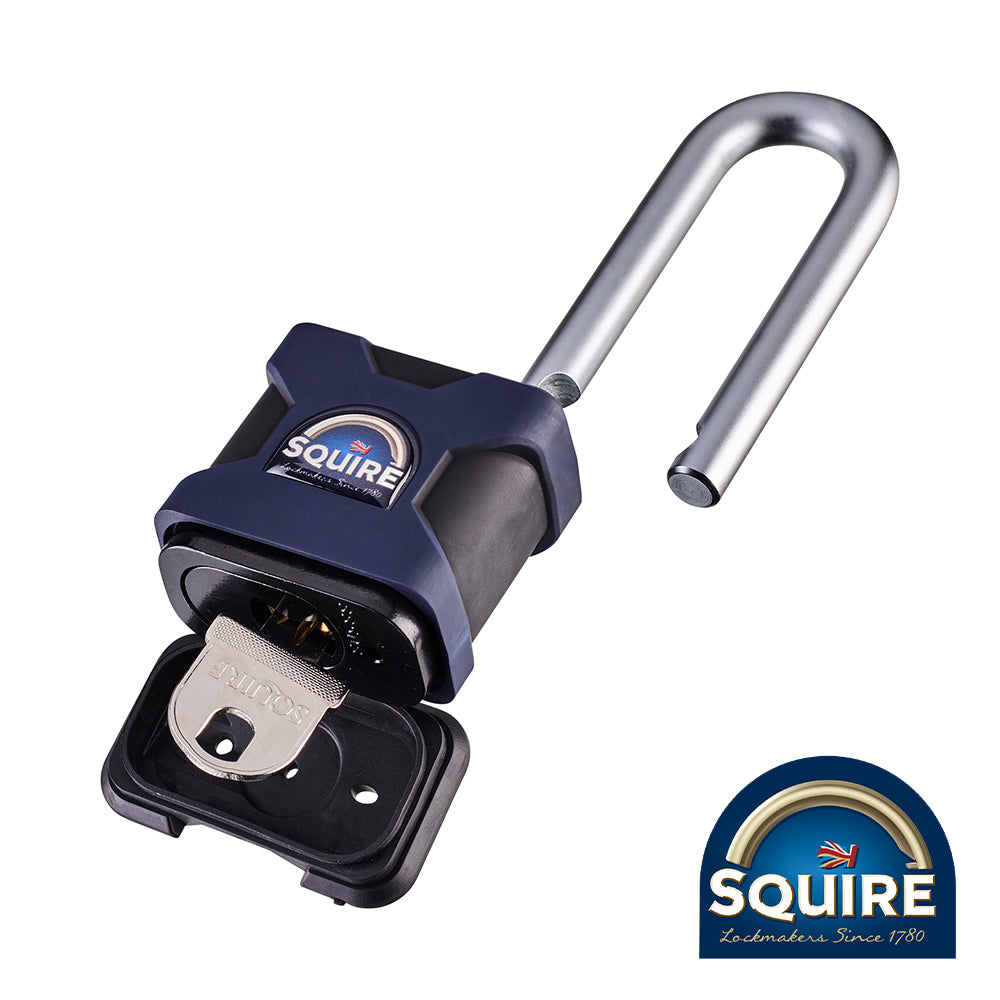 Stronghold Padlock - 2.5" Long Shackle - SS50P5/2.5 - 50mm - Blister Pack of 1
