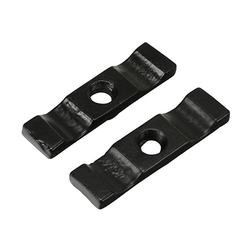 Turn Buttons - Black - 2" - Plain Bag of 1