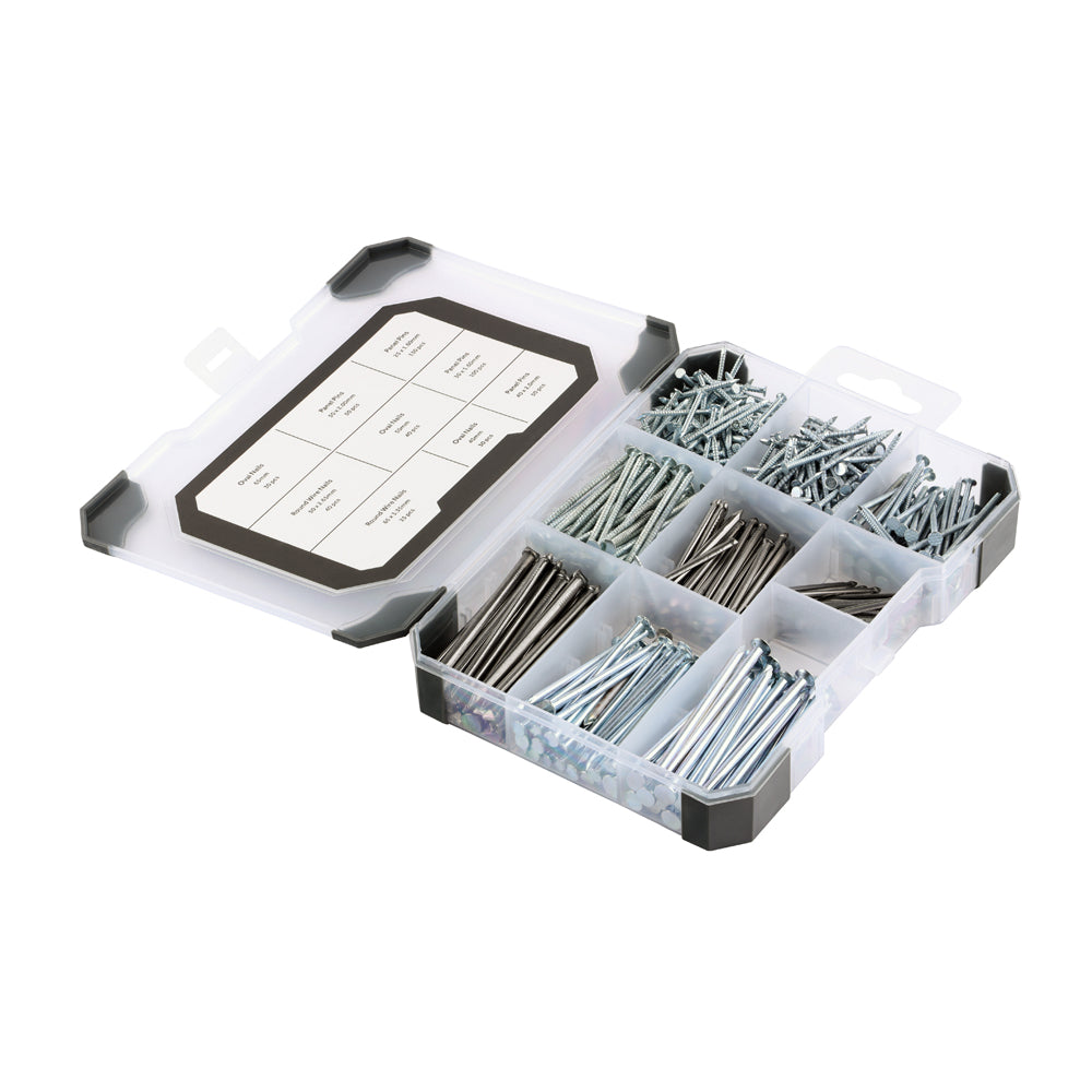 Mixed Tray - Pins & Nails - Bright - Tray of 495