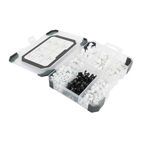 Mixed Tray - Cable Clips - Tray of 290