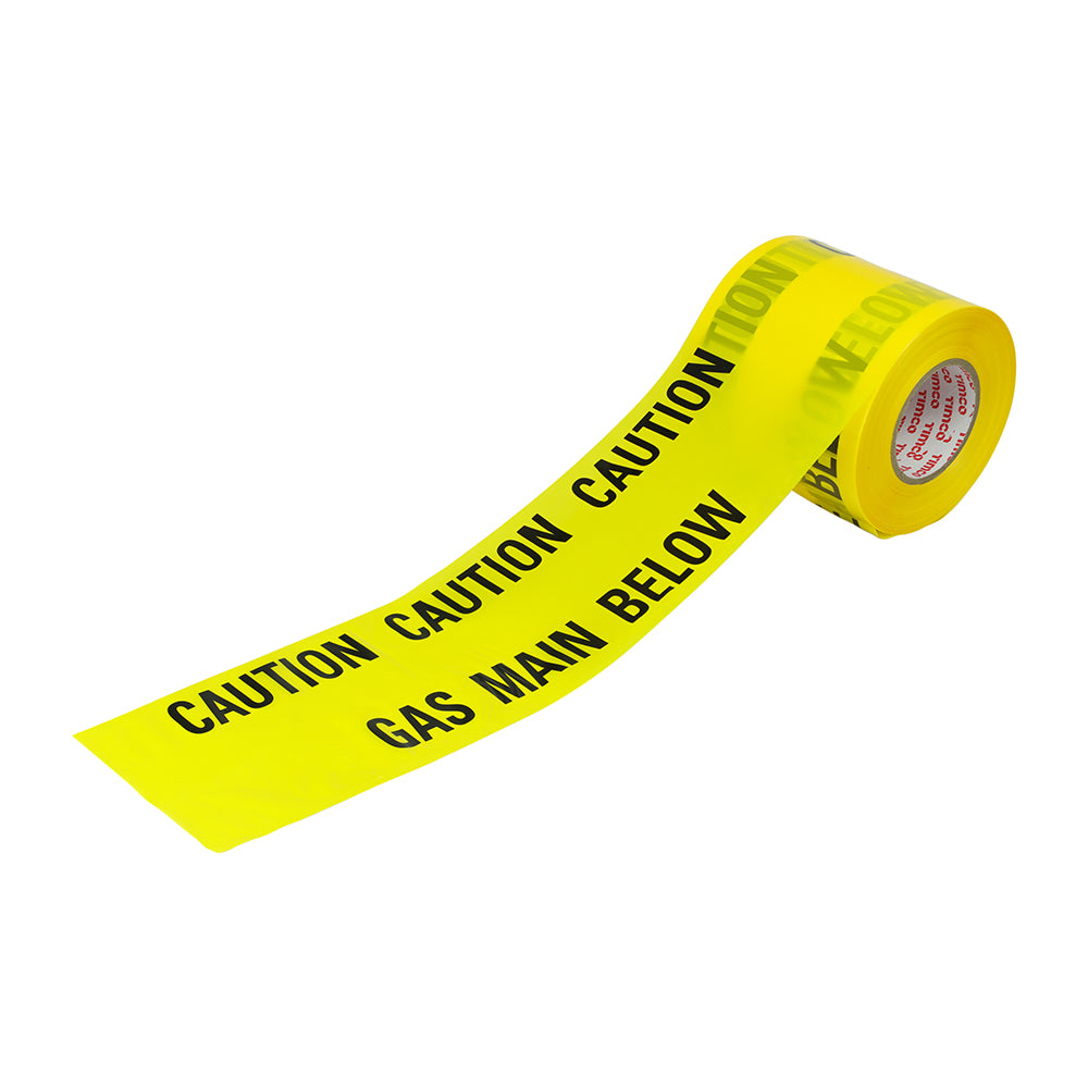 Underground Tape - Gas Pipe - 365m x 150mm - Roll of 1