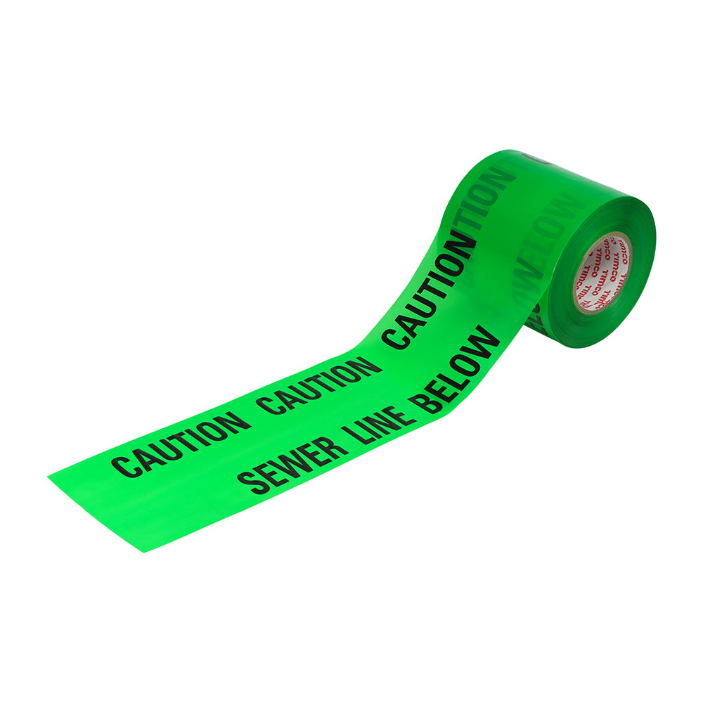 Underground Tape - Sewer Pipe - 365m x 150mm - Roll of 1