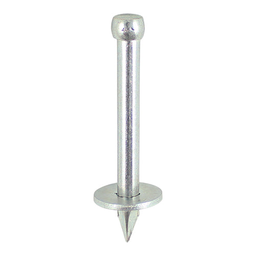 Masonry Nails - Washered - Zinc - 50 x 3.70 - Box of 100
